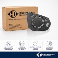 Spiegelglas Aussenspiegel Links Diederichs 1055227 FÜR Audi Ersatzglas Spiegel