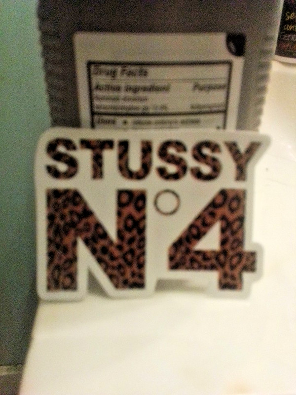 Leopard Stussy N4 Decal Humor 🛹 Laptop Guitar Decal Sticker 🆓 Sticker/ Luck.