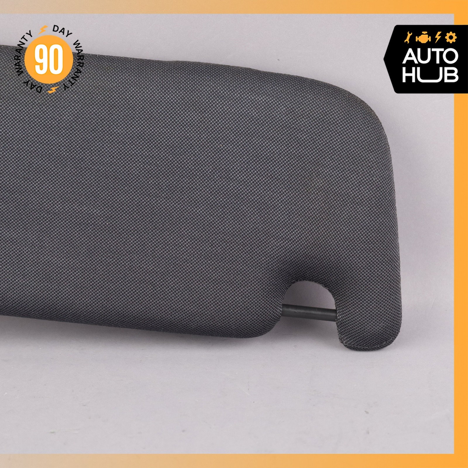 17-24 Maserati Levante M161 Left Driver Side Sunvisor Sun Visor Black OEM 89k