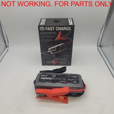 NOCO Boost X GBX55: 1750A UltraSafe Jump Starter   12V [GBX55] -NOT WORKING-