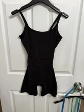 Assets by Spanx Red Hot Label Shaping Romper Slip – Black Small Shapewear