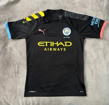 MANCHESTER CITY 2019 2020 AWAY FOOTBALL SHIRT SOCCER JERSEY sz S