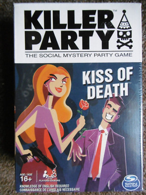 SPIN MASTER KILLER PARTY SPIEL TODESKUSS NEU VERSIEGELT GESCHENKIDEE
