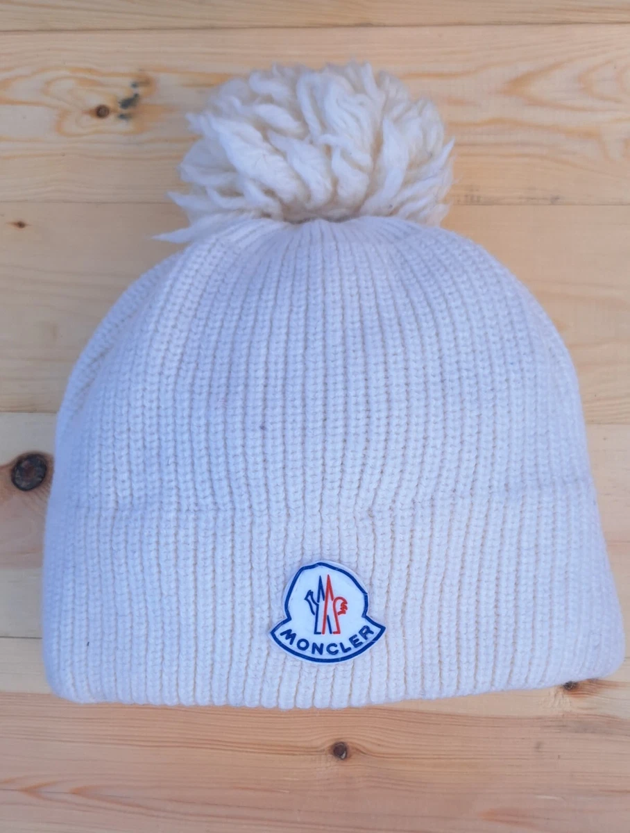 VINTAGE Moncler Grenoble Beanie hat 70s / 80s Winter Hat Made In