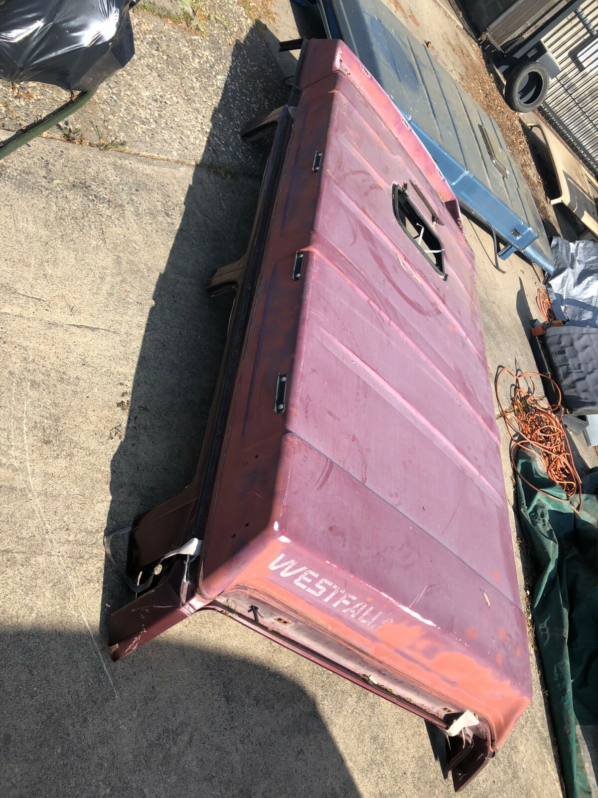 VW Vanagon Westfalia FIBERGLASS POPTOP w LUGGAGE RACK/ ROOF convert 2 a