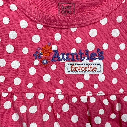 Carter's Just One You Set of 2 Baby Girl Dresses Floral Dots Pink Size 24 Months - Picture 6 of 9