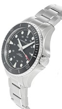 HAMILTON KHAKI NAVY SCUBA AUTO SS 43MM BLK DIAL MEN'S WATCH H82515130 2