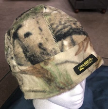 Grabber Warmers Camo to Blaze Orange Reversible Fleece Cap Hat Beanie Hunting