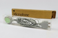 Vintage 1991 Apple Microphone 699-5104-A with 3.5mm to RCA Adapter - NEW IN BOX