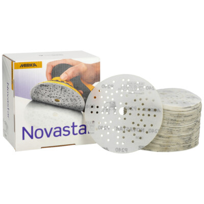 Mirka NOVASTAR Ø 125mm Klett 89-fach gelocht P240, VE=100 St.