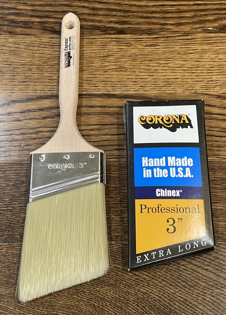 Corona Express 3” Angle Brush - Chinex - Extra Long Hair | eBay