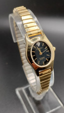 Armitron Womens Watch Black and Gold, needs battery or repair