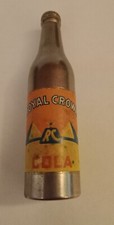 Vintage RC ROYAL CROWN SODA Pyramids Bottle Cigarette Lighter KEM Co. Working