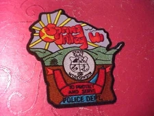 SPRING VALLEY WISCONSIN POLICE PATCH SHOULDER SIZE UNUSED TYPE 2