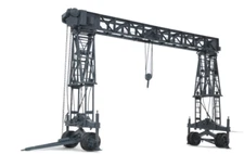 FRIES CRANE Wespe Models 1:48 SCALE - ready built 48129