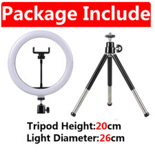 10 inch LED Selfie Ring Light Phone Stand Photo Fill Lamp with Mini Tripod