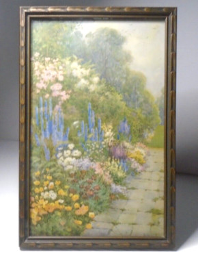 Artist Flora Pilkington Floral Watercolor Garden Landscape Oilette Series