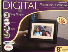 Smartparts 8" Digital Picture Frame Remote 2000 Pics w/OptiPix Software