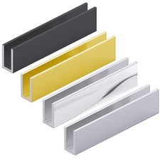 Aluminum Fixed Panel Shower Door U Channel fo...