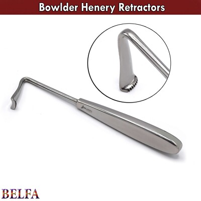 ORALCHIRURGIE DENTAL BOWDLER HENRY ZAHNRETRAKTOR RETRAKTOREN MAXILLOFACIAL