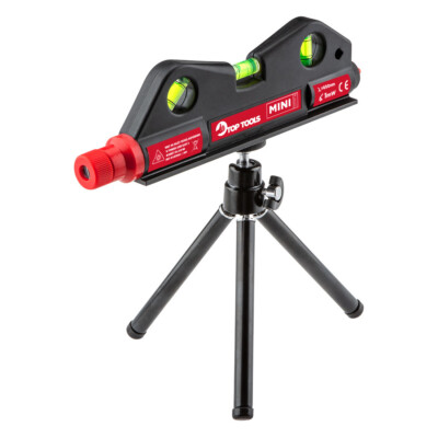 TOP Tools Mini Laser Wasserwaage Laserwasserwaage  mit Stativ