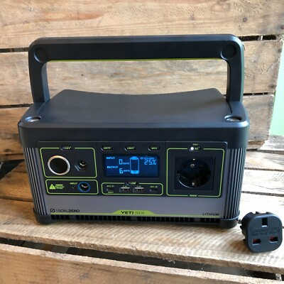 GOAL ZERO YETI 500X PORTABLE POWER STATION - SOLAR COMPATIBLE - EU