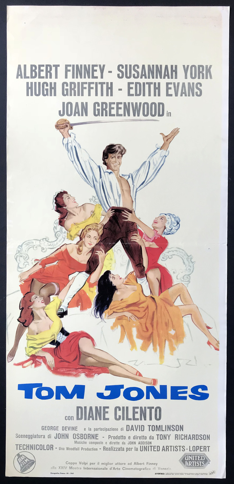 Locandina di Tom Jones (1963)