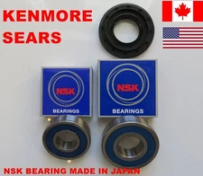 FRONT LOAD WASHER 2 TUB BEARINGS AND SEAL, Kenmore Sears