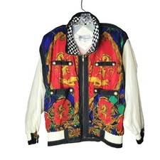 Vtg GIACCA Sport Windbreaker Jacket Unisex Size Large Medium Retro