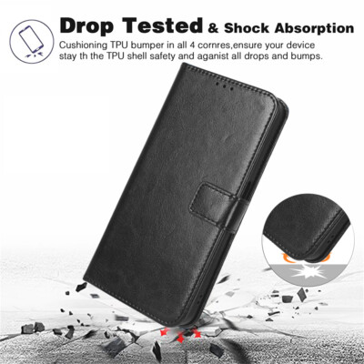 Leather Case Flip Card Stand Cover For Samsung Galaxy M56 M55 M14 M53 M33 M10