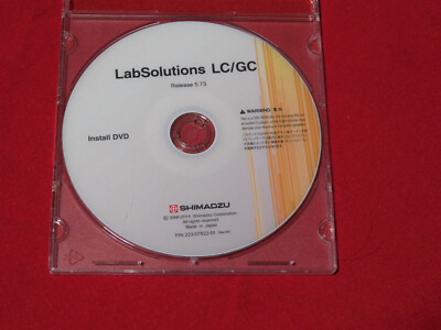 Shimadzu LabSolutions LC/GC Install DVD, Release 5.73; 223-07822-91