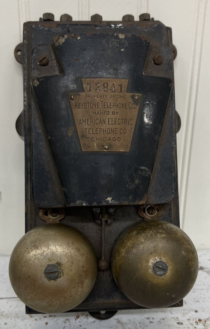 Property of Keystone Telephone Company American Electric USA cast iron