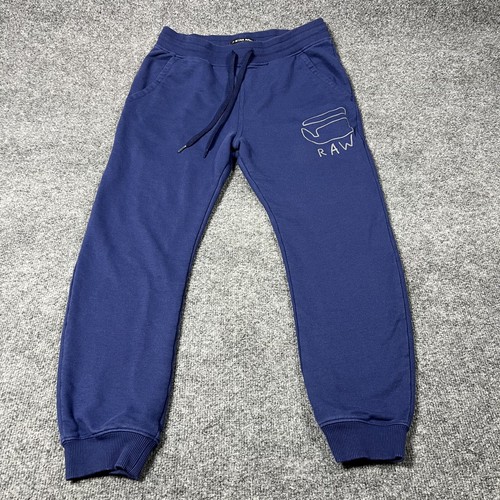 G-Star Raw Joggers Mens Medium Blue Core Outline Tapered Sweat Pants - 第 1/12 張圖片