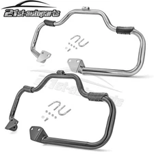 For Harley 06-17 Dyna Fat Bob FXDF Front Mustache Highway Engine Guard Crash Bar