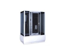 Baignoire Balneo Cabine de Douche hydromassante 150 x 83 cm Sicily