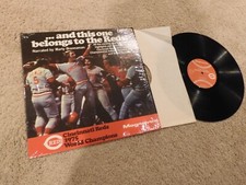 MARTY BRENNAMAN “AND THIS ONE BELONGS TO THE REDS” 1975 WORLD CHAMPIONS LP VINYL
