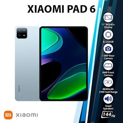 Wi-Fi) NEW Xiaomi Pad 6 8GB+256GB BLUE 11 Octa Core Android PC