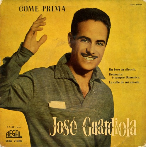 JOSE GUARDIOLA / Come Prima / REGAL SEDL 7.080 Press Spain 1958 EP VG+ - 第 2/5 張圖片