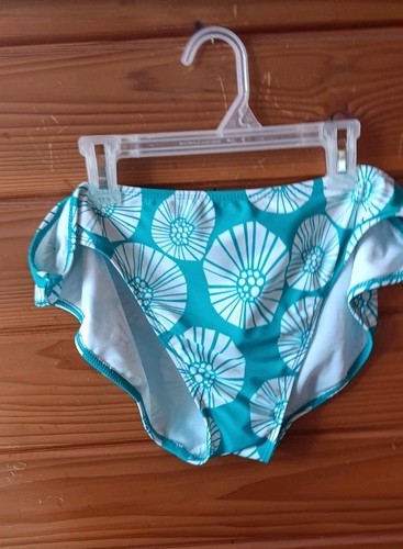Faded Glory Women Scoop Bikini Bottom Blue & White color Size XL 16-18 - Picture 2 of 3