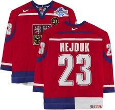 Milan Hejduk Team Czech Republic GU #23 Red Jersey from 2004 World Cup of Hockey