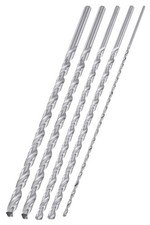 NEIKO 10047A Extra Long Drill Bit Set  5-Piece  M2 HSS Steel  5 Piece