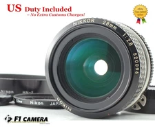 US Duty incl.[Near MINT] Nikon Ai 28mm f2.8 MF Wide Angle Lens w/HN-2 From JAPAN