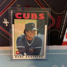 Topps 1986 Topps Ryne Sandberg #690 Chicago Cubs Baseball MLB Card