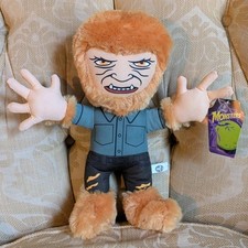 Universal Studios Monsters Werewolf Wolf Man 13" Plush NWT Toy Factory 2014