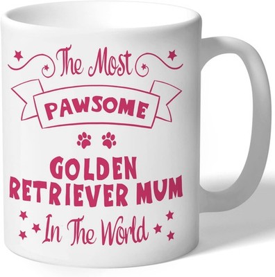 Dog Lovers Collection Golden Retriever Mum Tasse - Pawsome - Golden Retriever