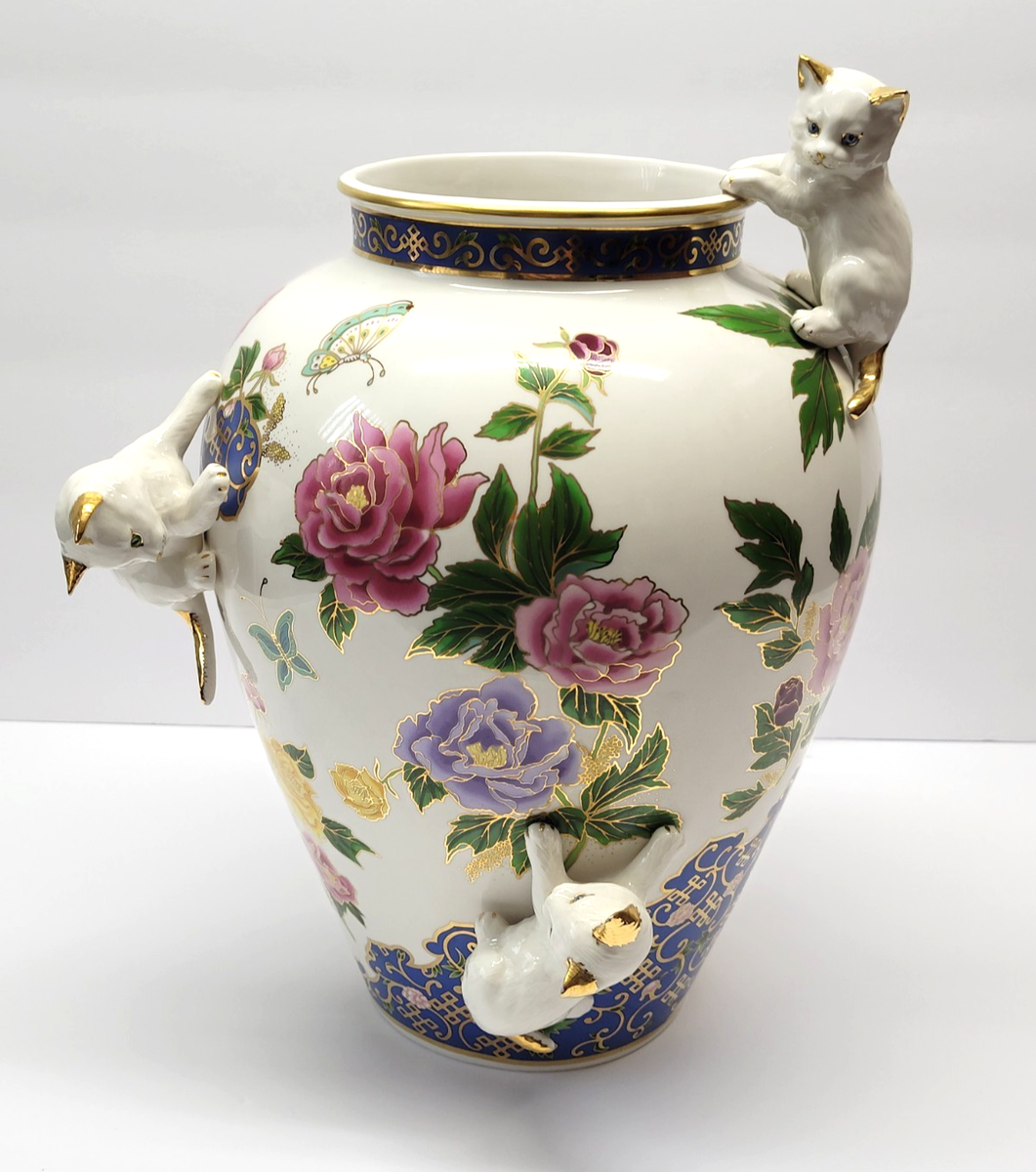 インペリアルキャッツ 花瓶 1989年製 s-l1200.png