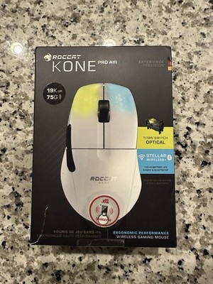 ROCCAT Kone Pro Air Wireless Optical Gaming Mouse - White MISSING RECEIVER
