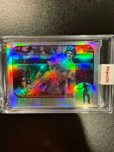 Trea Turner Topps Project 70 Card 631 by Jonas Never LE RAINBOW FOIL #69/70