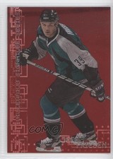1999 ITG Be A Player Millennium Signature Series Ruby 532/1000 Jeff Friesen 0a4