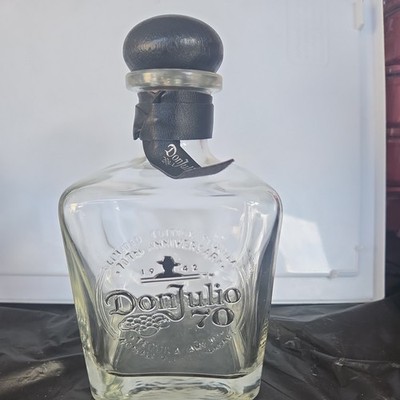 Don Julio Limited Edition 70th Anniversary Tequila Bottle w/ Box  750 ml, Empty 